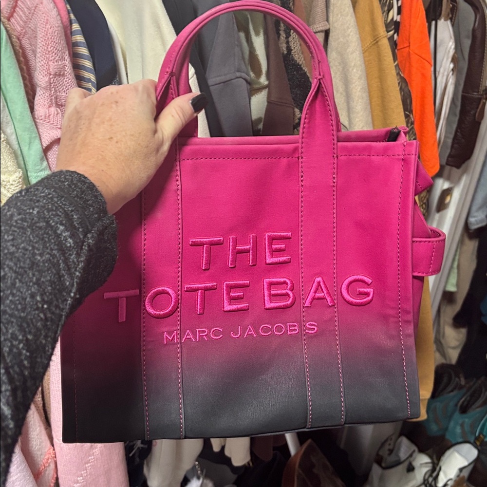 Marc Jacobs Ombré pink medium tote bag - Picture 2 of 5